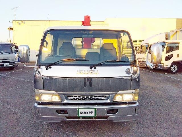 アトラストラック クレーン付平ボディ 上物古河ユニック製 6段ブーム ラジコン付(無線) 2.6t吊 リアジャッキ付 フックイン ワイド超ロングボディ 積載3.25t 荷台寸法434x208x39 荷台床鉄板張り(6枚目)