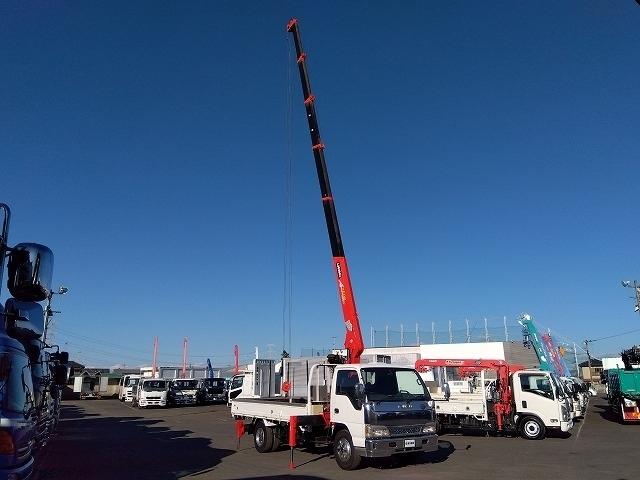 アトラストラック クレーン付平ボディ 上物古河ユニック製 6段ブーム ラジコン付(無線) 2.6t吊 リアジャッキ付 フックイン ワイド超ロングボディ 積載3.25t 荷台寸法434x208x39 荷台床鉄板張り(19枚目)