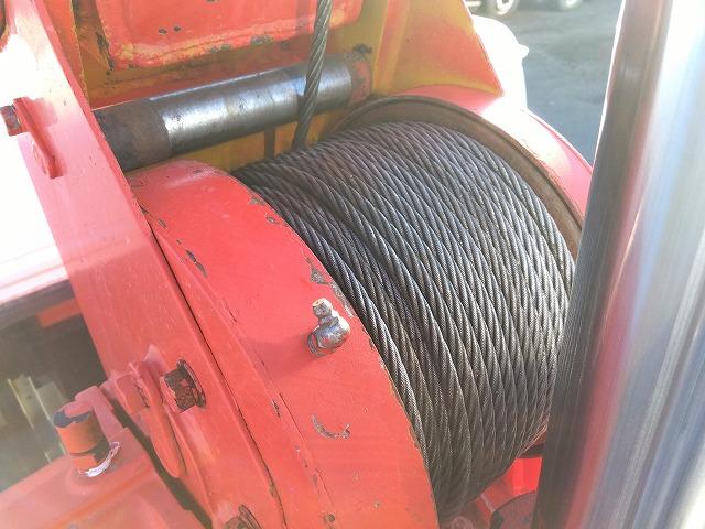 アトラストラック クレーン付平ボディ 上物古河ユニック製 6段ブーム ラジコン付(無線) 2.6t吊 リアジャッキ付 フックイン ワイド超ロングボディ 積載3.25t 荷台寸法434x208x39 荷台床鉄板張り(27枚目)