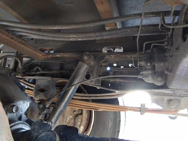 アトラストラック クレーン付平ボディ 上物古河ユニック製 6段ブーム ラジコン付(無線) 2.6t吊 リアジャッキ付 フックイン ワイド超ロングボディ 積載3.25t 荷台寸法434x208x39 荷台床鉄板張り(59枚目)