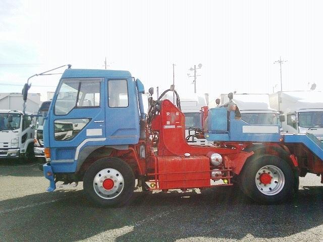 ザ・グレート 　トレーラーセット【ヘッド詳細】　第５輪荷重８ｔ　花見台製ハイリフトカプラ　後輪エアサス　総輪アルミホイール　７速ミッション　走行４１万ｋｍ台　タイヤサイズ２７５／８０Ｒ２２．５　Ｖ８エンジン（5枚目）