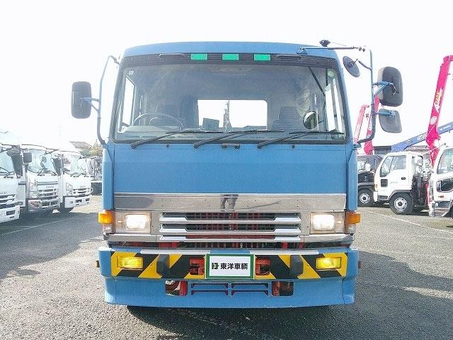 ザ・グレート 　トレーラーセット【ヘッド詳細】　第５輪荷重８ｔ　花見台製ハイリフトカプラ　後輪エアサス　総輪アルミホイール　７速ミッション　走行４１万ｋｍ台　タイヤサイズ２７５／８０Ｒ２２．５　Ｖ８エンジン（8枚目）