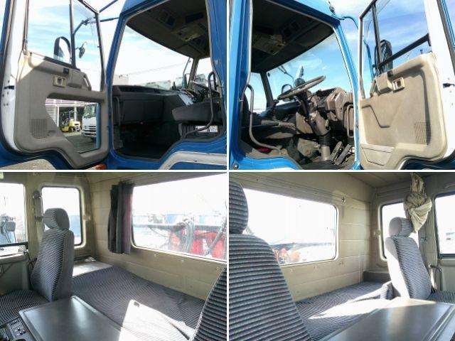 ザ・グレート 　トレーラーセット【ヘッド詳細】　第５輪荷重８ｔ　花見台製ハイリフトカプラ　後輪エアサス　総輪アルミホイール　７速ミッション　走行４１万ｋｍ台　タイヤサイズ２７５／８０Ｒ２２．５　Ｖ８エンジン（14枚目）