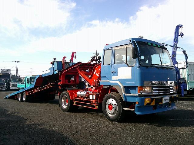 ザ・グレート 　トレーラーセット【ヘッド詳細】　第５輪荷重８ｔ　花見台製ハイリフトカプラ　後輪エアサス　総輪アルミホイール　７速ミッション　走行４１万ｋｍ台　タイヤサイズ２７５／８０Ｒ２２．５　Ｖ８エンジン（38枚目）