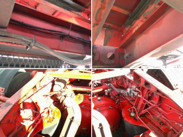 ザ・グレート 　トレーラーセット【ヘッド詳細】　第５輪荷重８ｔ　花見台製ハイリフトカプラ　後輪エアサス　総輪アルミホイール　７速ミッション　走行４１万ｋｍ台　タイヤサイズ２７５／８０Ｒ２２．５　Ｖ８エンジン（67枚目）