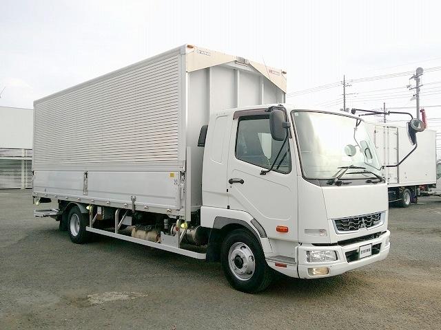 ファイター 　アルミウイング　上物パブコ製　荷台寸６２３ｘ２２３ｘ２３１　積載２．６５ｔ　６．２ｍセミワイドボディ　荷台床木張り　ラッシングレール２段　内フック５対　格納ＰＧ付パブコ製（2枚目）