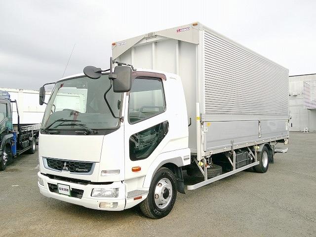 ファイター 　アルミウイング　上物パブコ製　荷台寸６２３ｘ２２３ｘ２３１　積載２．６５ｔ　６．２ｍセミワイドボディ　荷台床木張り　ラッシングレール２段　内フック５対　格納ＰＧ付パブコ製（3枚目）