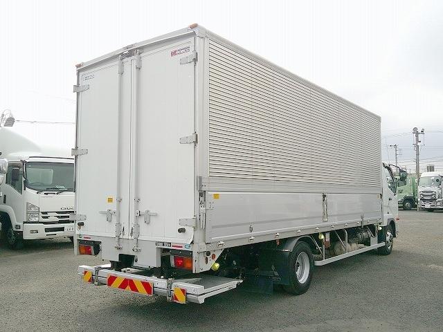 ファイター 　アルミウイング　上物パブコ製　荷台寸６２３ｘ２２３ｘ２３１　積載２．６５ｔ　６．２ｍセミワイドボディ　荷台床木張り　ラッシングレール２段　内フック５対　格納ＰＧ付パブコ製（4枚目）