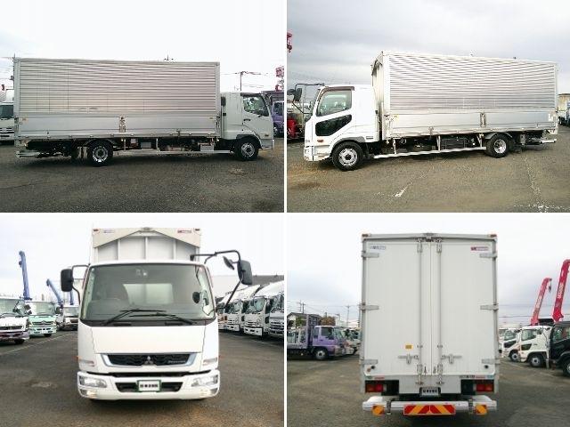 ファイター 　アルミウイング　上物パブコ製　荷台寸６２３ｘ２２３ｘ２３１　積載２．６５ｔ　６．２ｍセミワイドボディ　荷台床木張り　ラッシングレール２段　内フック５対　格納ＰＧ付パブコ製（8枚目）