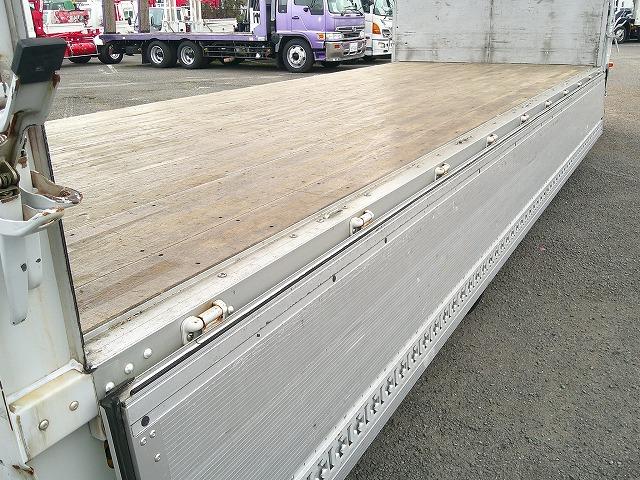 ファイター 　アルミウイング　上物パブコ製　荷台寸６２３ｘ２２３ｘ２３１　積載２．６５ｔ　６．２ｍセミワイドボディ　荷台床木張り　ラッシングレール２段　内フック５対　格納ＰＧ付パブコ製（35枚目）