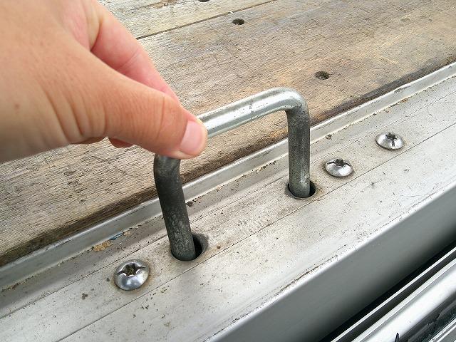 ファイター 　アルミウイング　上物パブコ製　荷台寸６２３ｘ２２３ｘ２３１　積載２．６５ｔ　６．２ｍセミワイドボディ　荷台床木張り　ラッシングレール２段　内フック５対　格納ＰＧ付パブコ製（36枚目）