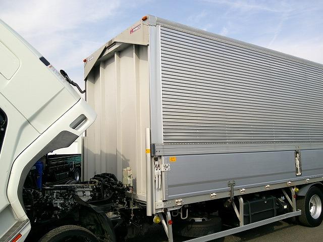 ファイター 　アルミウイング　上物パブコ製　荷台寸６２３ｘ２２３ｘ２３１　積載２．６５ｔ　６．２ｍセミワイドボディ　荷台床木張り　ラッシングレール２段　内フック５対　格納ＰＧ付パブコ製（38枚目）