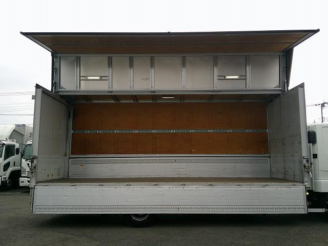 ファイター 　アルミウイング　上物パブコ製　荷台寸６２３ｘ２２３ｘ２３１　積載２．６５ｔ　６．２ｍセミワイドボディ　荷台床木張り　ラッシングレール２段　内フック５対　格納ＰＧ付パブコ製（42枚目）