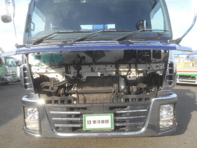 ギガ 　クレーン付ヒップリフター　上物タダノ製　ＺＥ５０５　５段ブーム　ラジコン付（無線）　２．９ｔ吊　フックイン　荷台花見台製　ＳＦ２５２　（無線ラジコン付）　ウインチ付　自動歩み　内フック　４軸低床（11枚目）