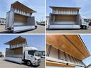 　アルミウイング　上物トランテックス製　荷台寸法６２７ｘ２４０ｘ２４１　荷台床板張り　積載２．７５ｔ　ラッシングレール２段　内フック５対　アオリ開閉サポート　後輪エアサス　ハイルーフ　アルミホイール装着（23枚目）