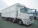 スーパーグレート 　チップ運搬車　上物新明和製　スライドデッキ　積載１０．２ｔ　荷台内寸：９５０×２２９×２４５【約５２立米】　室内デッキ動作リモコン　７速ミッション　４軸低床　２５ｔ車　ターボ車　２６５／７０Ｒ１９．５（2枚目）