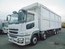 スーパーグレート 　チップ運搬車　上物新明和製　スライドデッキ　積載１０．２ｔ　荷台内寸：９５０×２２９×２４５【約５２立米】　室内デッキ動作リモコン　７速ミッション　４軸低床　２５ｔ車　ターボ車　２６５／７０Ｒ１９．５（3枚目）