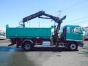 ヒノレンジャー  ヒアブクレーン付深ダンプ ヒアブクレーン(099) チューリップ型グラップル 回転式グラップル トップシート有 極東開発製深ダンプ 土砂禁 積載5.1t 増トン車 走行8.4万km ダンプ後方下開き(4枚目)