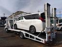 車両運搬車 2台積み 上物丸文製 積載3.05t 上物内寸580×215 自動歩み付 歩み寸法(1本)326×58 バックモニター付 ETC付 走行38.4万km 6速ミッション(31枚目)