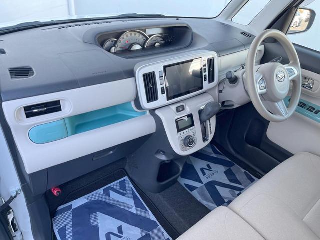 ムーヴキャンバス Ｇメイクアップ　ＳＡＩＩ　純正８インチナビ　両側電動スライドドア　全周囲カメラ　衝突被害軽減システム　ドラレコ　コーナーセンサー　スマートキー　ＬＥＤヘッド　ＥＴＣ　車線逸脱警報　オートライト　Ｂｌｕｅｔｏｏｔｈ（40枚目）