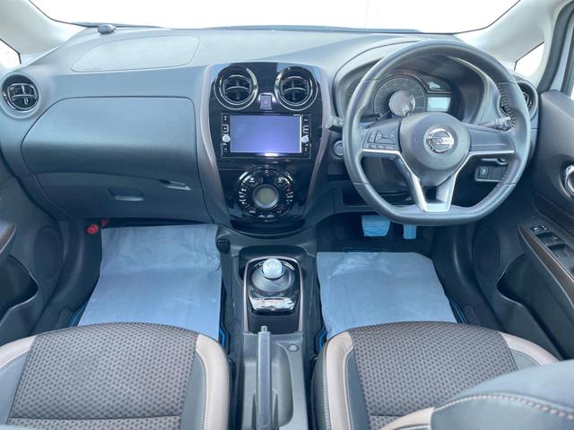 ノート ｅ－パワー　メダリスト　純正ＳＤナビ　全周囲カメラ　衝突被害軽減システム　ハーフレザーシート　ドラレコ　コーナーセンサー　スマートキー　ＬＥＤヘッド　ＥＴＣ　純正１５インチアルミ　車線逸脱警報　オートライト　オートエアコン（2枚目）