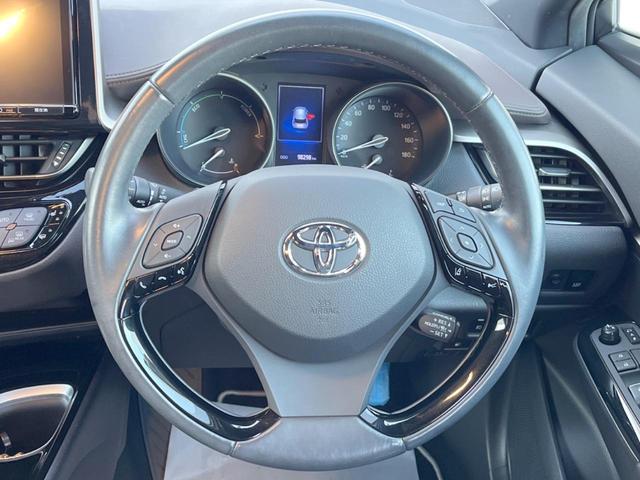 C-HR G LEDエディション フルエアロ 純正9インチナビ 衝突被害軽減システム レーダークルーズ ハーフレザーシート ドラレコ コーナーセンサー スマートキー LEDヘッド バックカメラ ビルトインETC 純正18インチアルミ(10枚目)