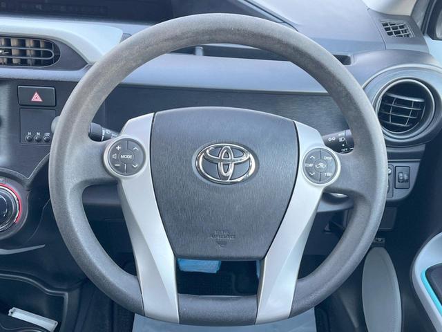 アクア S 純正SDナビ バックカメラ スマートキー ETC オートライト オートエアコン Bluetooth CD DVD再生 フルセグ(11枚目)