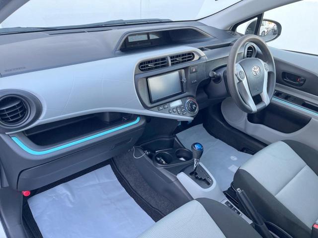 アクア S 純正SDナビ バックカメラ スマートキー ETC オートライト オートエアコン Bluetooth CD DVD再生 フルセグ(32枚目)