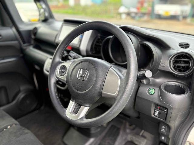 N-BOX G SSパッケージ ETC バックカメラ 両側スライド・片側電動 ナビ TV HID スマートキー アイドリングストップ 電動格納ミラー シートヒーター ベンチシート CVT 盗難防止システム ABS ESC CD(35枚目)