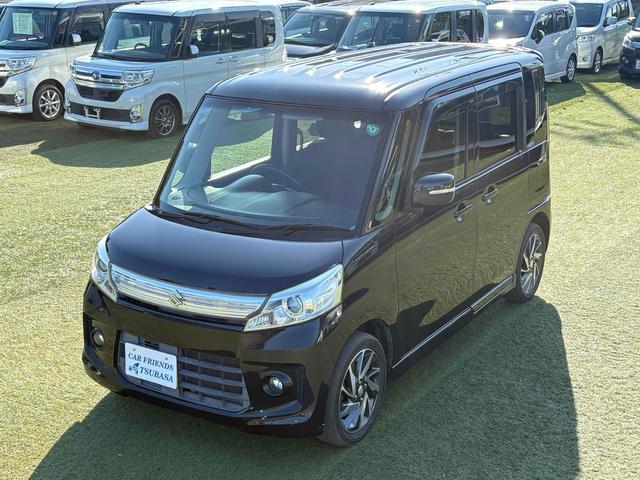 スペーシアカスタム ＴＳ　ワンオーナー　両側電動スライドドア　ナビ　ＴＶ　オートライト　ＨＩＤ　スマートキー　アイドリングストップ　電動格納ミラー　ベンチシート　ＣＶＴ　盗難防止システム　ＡＢＳ　ＣＤ　ＤＶＤ再生　ＵＳＢ（30枚目）