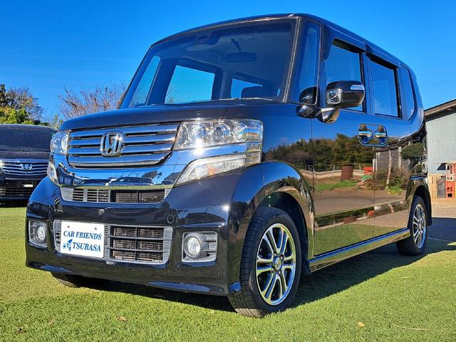 N-BOXカスタム G SSパッケージ ETC バックカメラ 両側電動スライドドア ナビ TV 衝突被害軽減システム オートライト HID スマートキー アイドリングストップ 電動格納ミラー ベンチシート CVT 盗難防止システム ABS(14枚目)