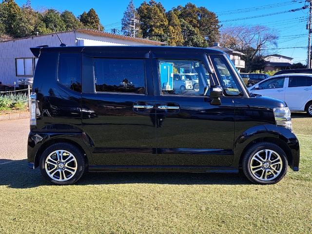 N-BOXカスタム G SSパッケージ ETC バックカメラ 両側電動スライドドア ナビ TV 衝突被害軽減システム オートライト HID スマートキー アイドリングストップ 電動格納ミラー ベンチシート CVT 盗難防止システム ABS(23枚目)