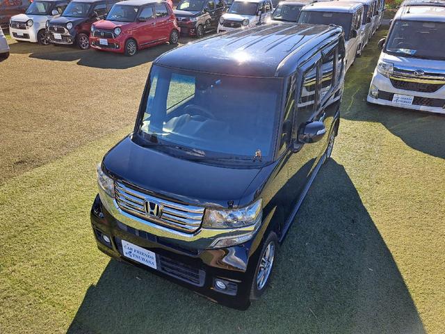 N-BOXカスタム G SSパッケージ ETC バックカメラ 両側電動スライドドア ナビ TV 衝突被害軽減システム オートライト HID スマートキー アイドリングストップ 電動格納ミラー ベンチシート CVT 盗難防止システム ABS(30枚目)