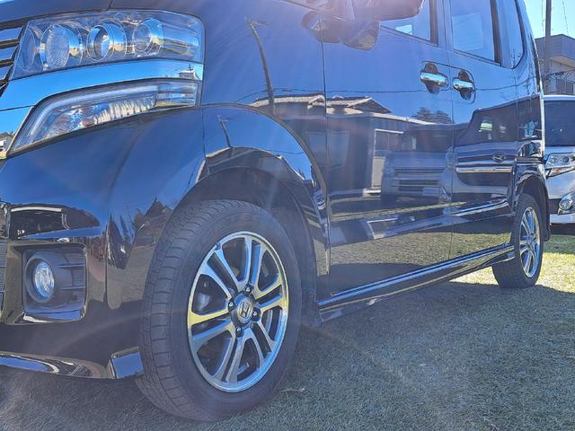 N-BOXカスタム G SSパッケージ ETC バックカメラ 両側電動スライドドア ナビ TV 衝突被害軽減システム オートライト HID スマートキー アイドリングストップ 電動格納ミラー ベンチシート CVT 盗難防止システム ABS(31枚目)