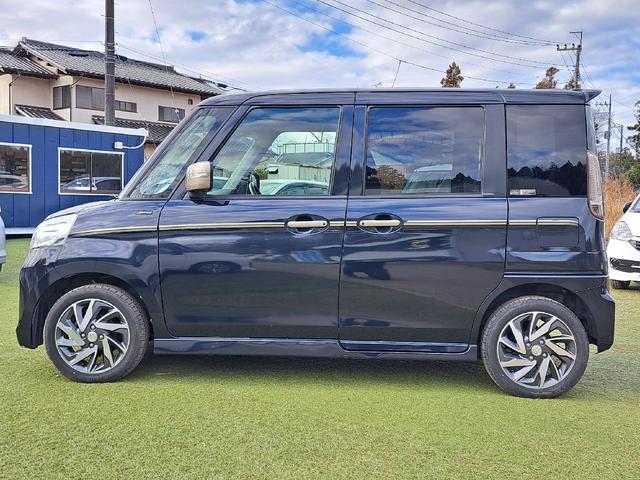 スペーシアカスタム Ｊスタイル　ＥＴＣ　バックカメラ　両側電動スライドドア　ナビ　ＴＶ　衝突被害軽減システム　オートライト　ＨＩＤ　スマートキー　アイドリングストップ　電動格納ミラー　シートヒーター　ベンチシート　ＣＶＴ（22枚目）