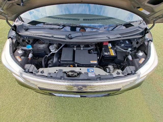 スペーシアカスタム Ｊスタイル　ＥＴＣ　バックカメラ　両側電動スライドドア　ナビ　ＴＶ　衝突被害軽減システム　オートライト　ＨＩＤ　スマートキー　アイドリングストップ　電動格納ミラー　シートヒーター　ベンチシート　ＣＶＴ（24枚目）