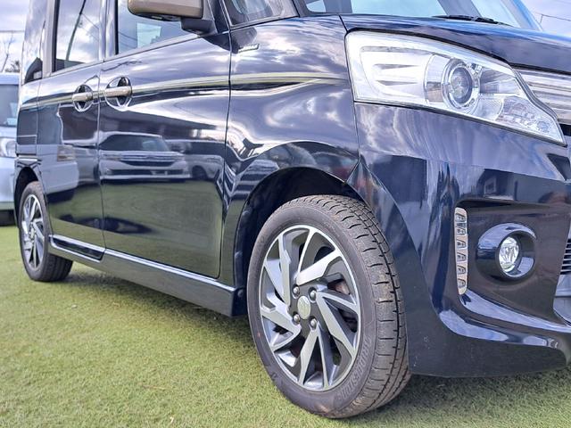 スペーシアカスタム Ｊスタイル　ＥＴＣ　バックカメラ　両側電動スライドドア　ナビ　ＴＶ　衝突被害軽減システム　オートライト　ＨＩＤ　スマートキー　アイドリングストップ　電動格納ミラー　シートヒーター　ベンチシート　ＣＶＴ（35枚目）