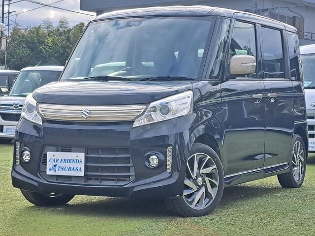 スペーシアカスタム Ｊスタイル　ＥＴＣ　バックカメラ　両側電動スライドドア　ナビ　ＴＶ　衝突被害軽減システム　オートライト　ＨＩＤ　スマートキー　アイドリングストップ　電動格納ミラー　シートヒーター　ベンチシート　ＣＶＴ（68枚目）