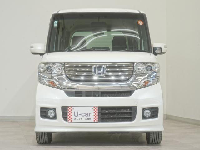 N-BOXカスタム G・Lパッケージ ワンオーナー インターナビ バックカメラ HIDオートライト アイドリングストップ車 USBポート 1オーナー スマキ- 両側スライドドア パワーウィンドウ 盗難防止システム オートエアコン パワステ(5枚目)