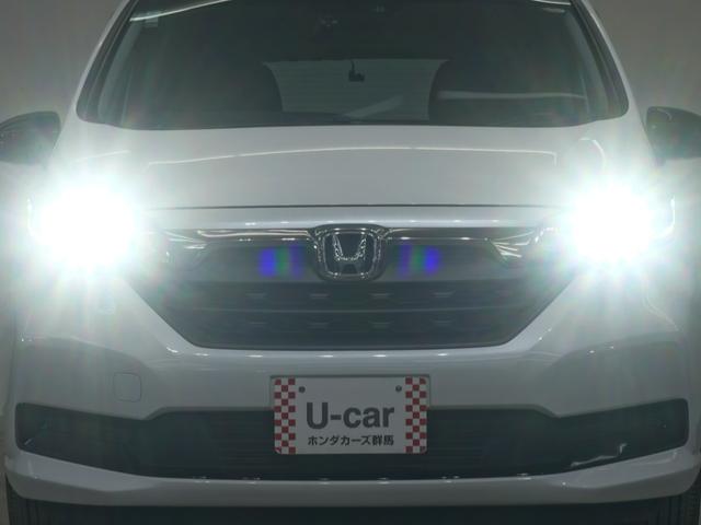 フリード＋ハイブリッド ハイブリッドＧブラックスタイル　純正インターナビ前後ドライブレコーダーシートヒーターＬＥＤオートライトアクティブコーナリング両側電動スライドドアアダプティブクルーズコントロールレーンキープアシスト　盗難防止システム　ＬＥＤランプ（29枚目）