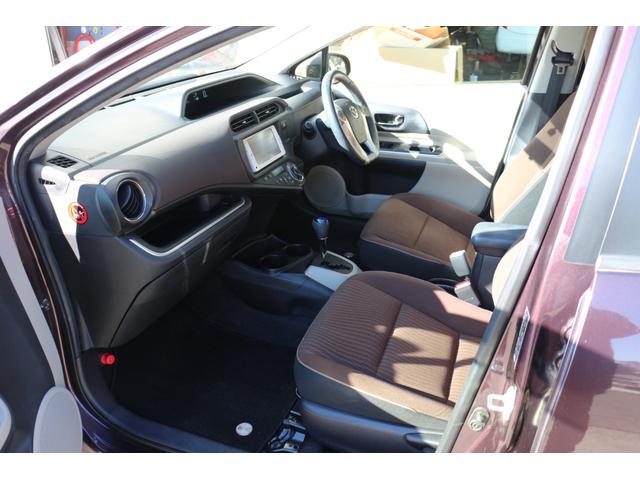 アクア Ｇ　パワーウィンドウ　ＡＢＳ　パワーステアリング　運転席，助手席エアバッグ　ワンセグ純正ナビ　バックカメラ　ステアリングリモコン　ＥＴＣ　Ｐスタート　電動格納ミラー（27枚目）