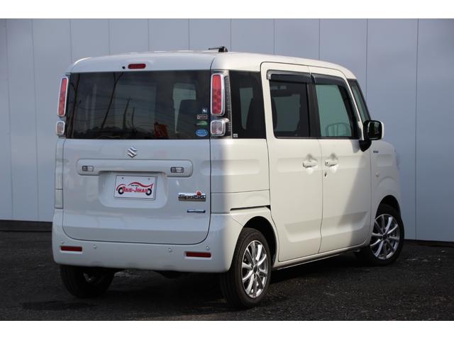 スペーシア ハイブリッドＧ　デュアルカメラブレーキサポート　ＥＳＰ　社外ＣＤ　アイドリングストップ　スマートキー＆プッシュスタート　ベンチシート　シートヒーター　社外アルミホイール　電動格納ミラー（6枚目）