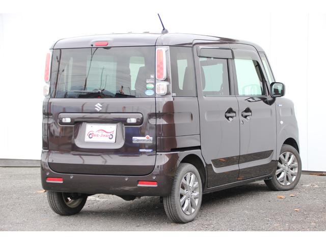 スペーシア ハイブリッドＧ　デュアルカメラブレーキサポート　ＥＴＣ　ＥＳＰ　アイドリングストップ　社外メモリーナビワンセグ　スマートキー＆プッシュスタート　ドラレコ　オートライト　ベンチシート　シートヒーター純正アルミホイール（6枚目）