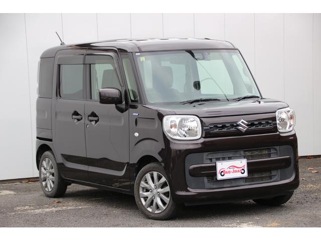 スペーシア ハイブリッドＧ　デュアルカメラブレーキサポート　ＥＴＣ　ＥＳＰ　アイドリングストップ　社外メモリーナビワンセグ　スマートキー＆プッシュスタート　ドラレコ　オートライト　ベンチシート　シートヒーター純正アルミホイール（9枚目）