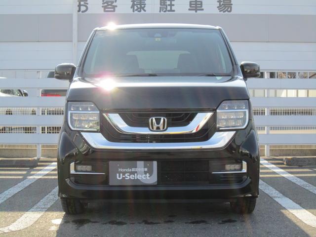 Ｎ－ＷＧＮカスタム Ｌ・ターボホンダセンシング　充電用ＵＳＢジャックプラズマクラスター技術搭載オートエアコン合皮コンビシート　ブレーキサポート　横滑り防止機能　サイドエアバック　クルーズＣ　クリアランスソナ　ＬＥＤヘッド　シ－トヒ－タ－　リヤカメラ（3枚目）