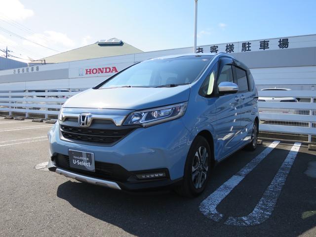 フリード＋ハイブリッド ハイブリッド・クロスターホンダセンシング　ナビ装着用スペシャルパッケージ＋ＥＴＣ車載器（ナビ連動）リア両側パワースライドドアＬＥＤヘッドライト＋アクティブコーナリングライトセンターテーブルオートリトラミラー　禁煙　バックカメラ　地デジフルセグ（2枚目）
