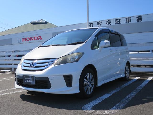 フリード Gエアロ ナビ装着用スペシャルパッケージ2列目ベンチシートジャストセレクション装備ディスチャージヘッドライト(オートライトコントロール付) 両自動ドア Rカメ 助手席エアバッグ 地デジテレビ 盗難防止 エアコン(2枚目)