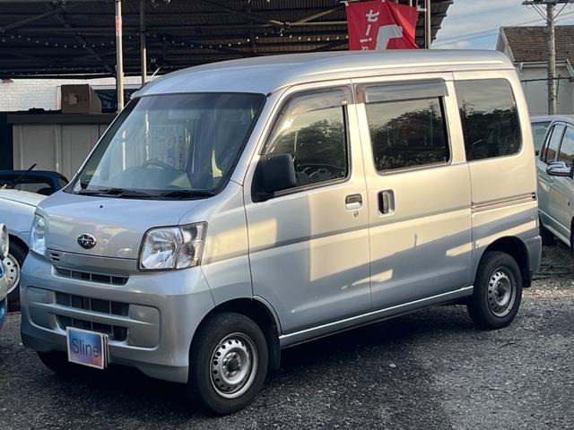 サンバーバン トランスポーター ワンオーナー 禁煙車 新品タイヤ 4AT タイミングチェーン 両側スライドドア 純正ラジオ キーレス パワステ パワーウィンドウ プライバシーガラス オーバーヘッドコンソール 運転席&助手席エアバック(2枚目)