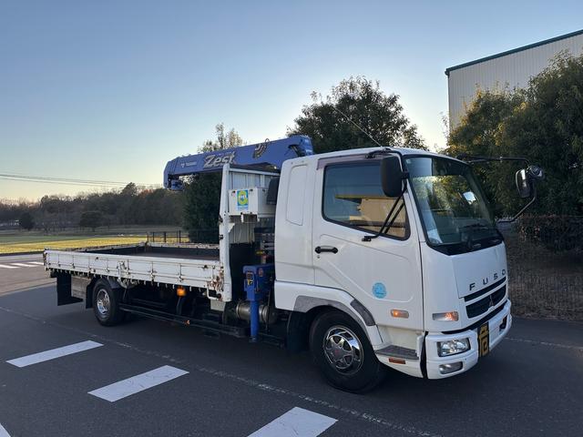 ファイター 三菱ふそう 平成20年式 ベッド付き 4段クレーンフックイン MT6速 パワステ パワーウィンドウ ABS(5枚目)