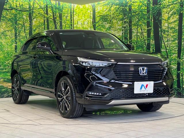 ヴェゼル ｅ：ＨＥＶ　Ｚ　メーカー９型ナビ　全周囲カメラ　衝突軽減装置　レーダークルーズ　禁煙車　電動リアゲート　ハーフレザーシート　コーナーセンサー　スマートキー　ＬＥＤヘッド　ＥＴＣ２．０　オートハイビーム　オートライト（49枚目）